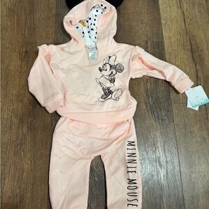 Minnie Mouse Kids Matching Set - Pink